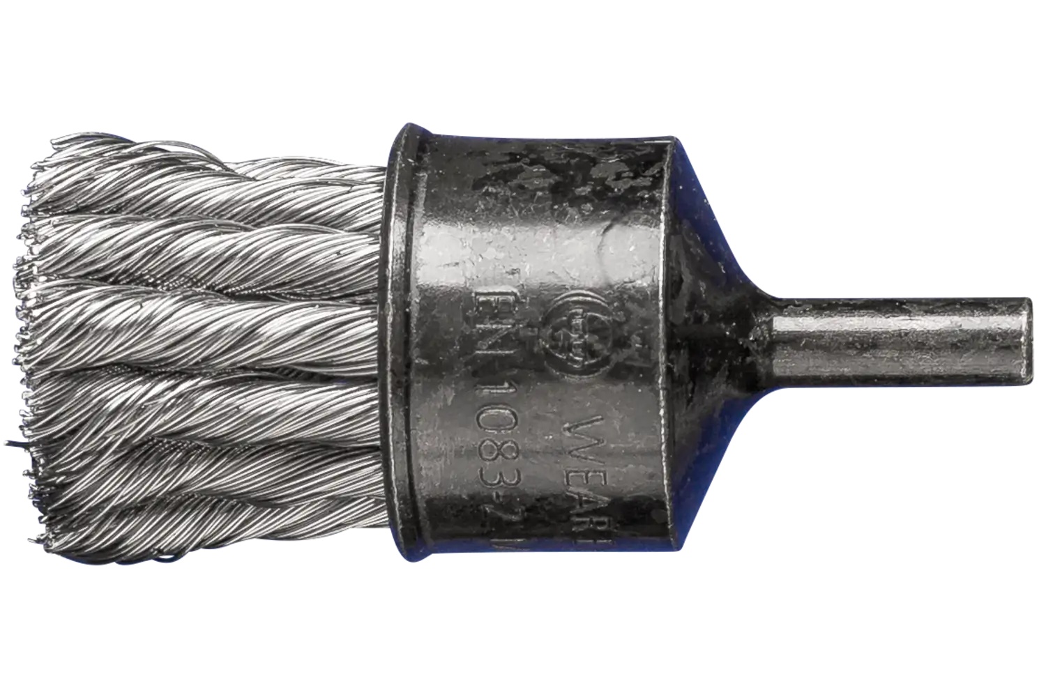 Picture of Pferd Knot Wire End Brush Psf 1" Dia. .014 Stainless Steel 1/4" Shank 10 Pack